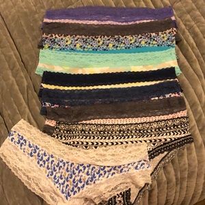 9 pair cheeky style Victoria Secret panties